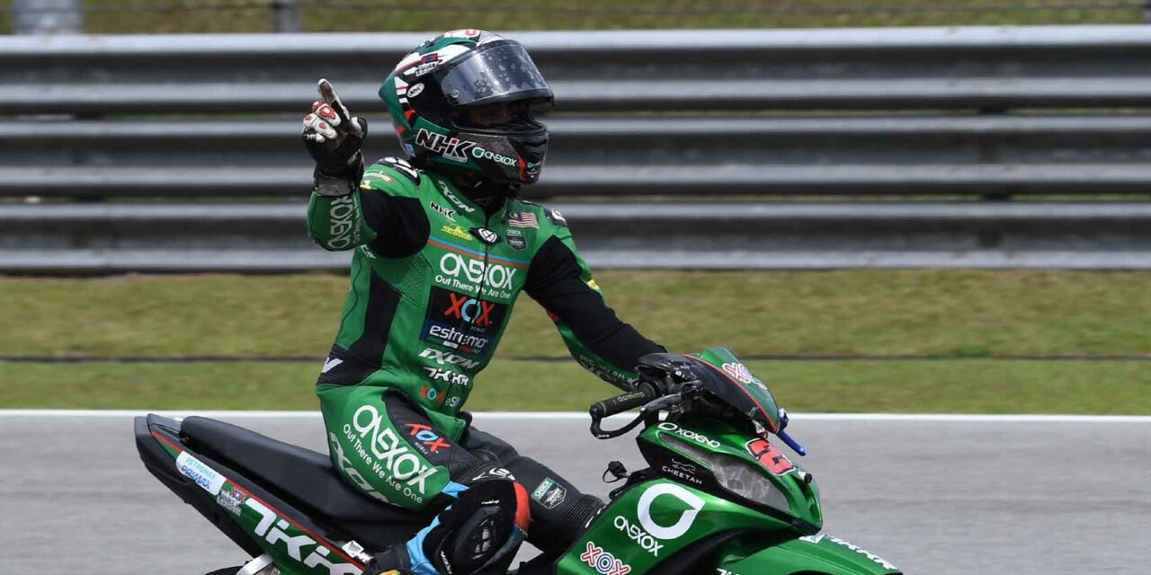 Hafiza lakar hatrik Kejuaraan PETRONAS Malaysian Cub Prix kategori CP125