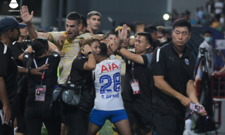 Insiden kekecohan : Lion City Sailors, Tampines Rovers FC dirujuk Jawatankuasa Tatatertib