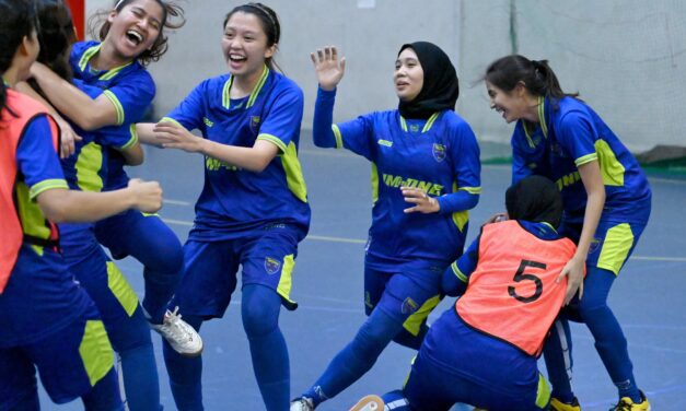 Futsal wanita Universiti Malaya juara SUKIPT 2022