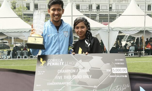 Santo dinobatkan juara pertama Liga Penalti Gorilla 2022