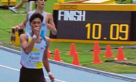 Azeem buru bawah 10 saat di Kejohanan Olahraga Asia Bangkok