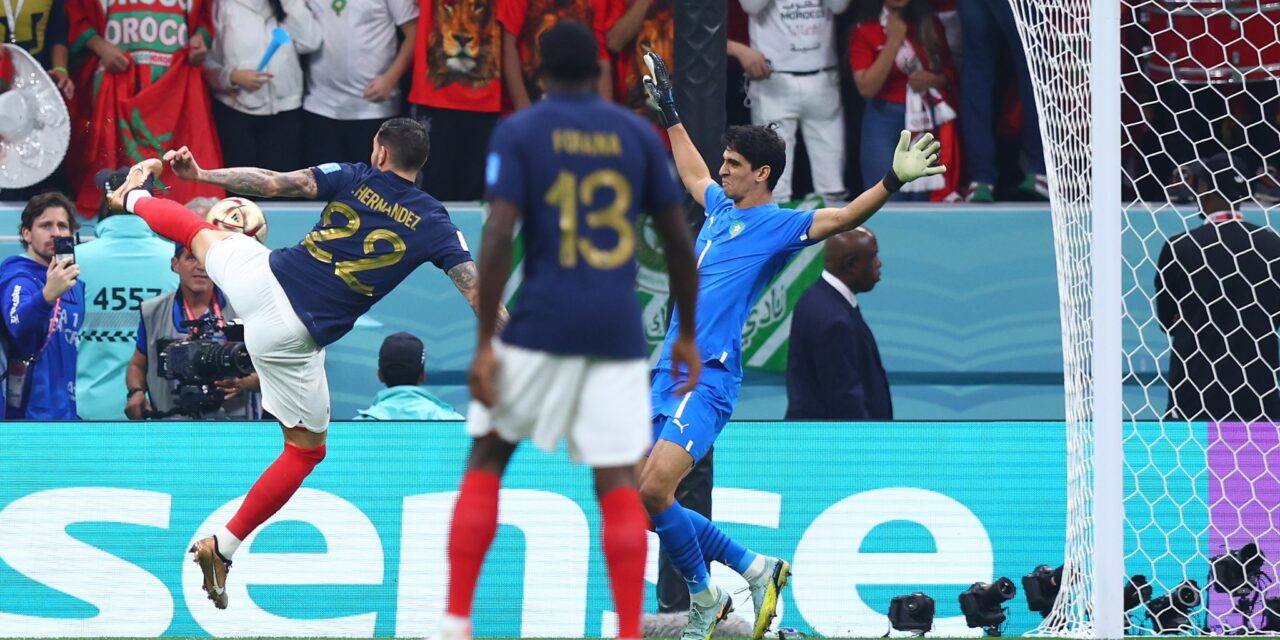 Piala Dunia 2022 : Gol akrobatik Hernandez dan Kolo Muani pastikan Les Bleus ke final