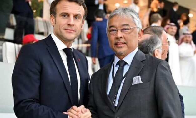Agong zahir ucapan tahniah kepada Presiden Perancis