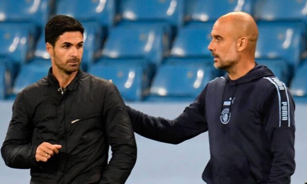 Pertembungan Arsenal-Manchester City tidak jejas hubungan Arteta-Guardiola