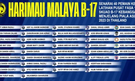 FAM panggil 40 pemain hadapi Piala Asia B-17