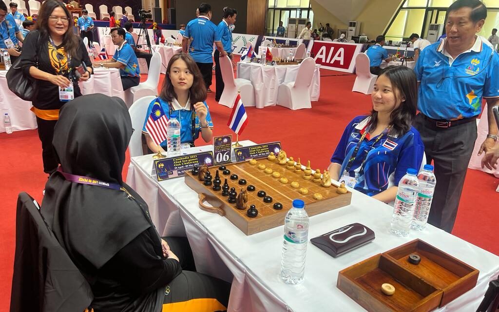 Sukan SEA 2023 : Catur Ouk Chaktrang doubles wanita perlu kerja keras untuk ke pusingan step ledder