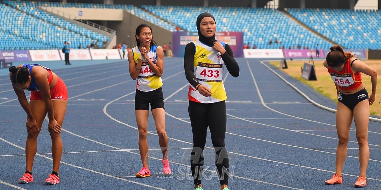 Lepas enam tahun, Zaidatul Husniah kembali naik podium acara 200m