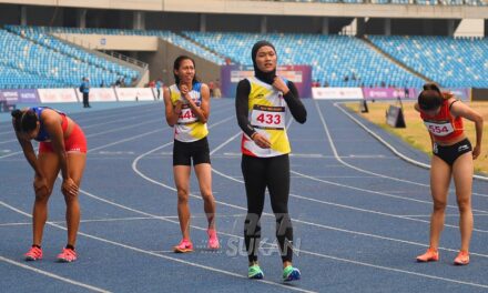 Lepas enam tahun, Zaidatul Husniah kembali naik podium acara 200m