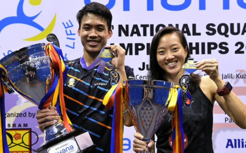 Ivan-Rachel bangkit melawan, mara ke pentas akhir Kejohanan Skuasy Beregu Campuran Asia 2023