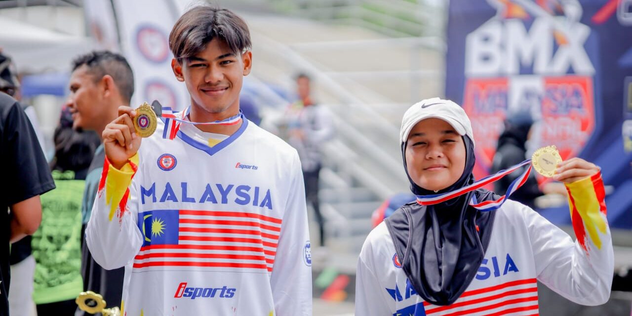 Amer Akbar, Eddyna Nasuhar Juara BMX Kebangsaan