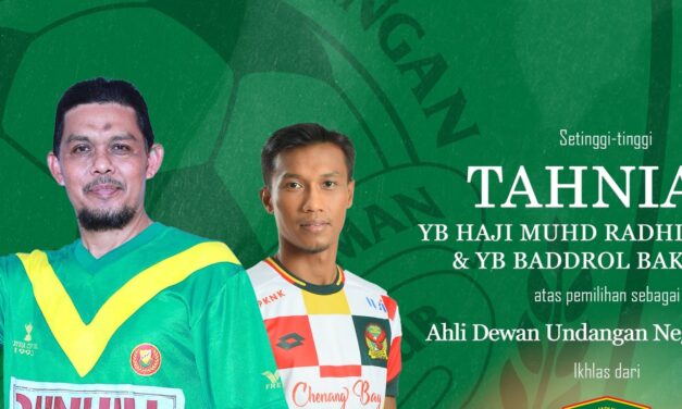KDA FC ucap tahniah buat Radhi dan Baddrol