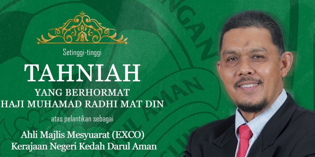Radhi Mat Din dilantik Exco Kedah