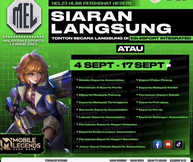 Malaysia Esports League 2023 peringkat negeri bermula