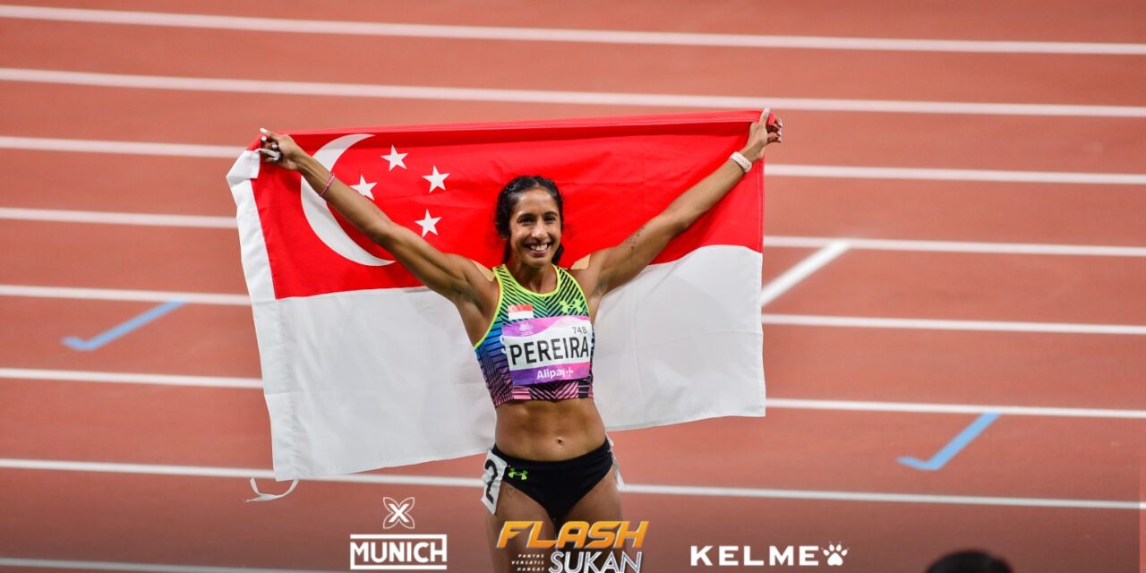 Pelari Singapura wanita kedua terpantas di Asia