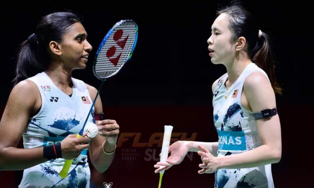 Pearly-Thinaah idam gelaran sebelum terbang Olimpik Paris