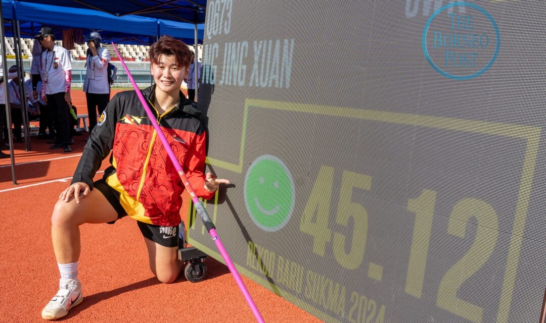 Sukma 2024 : Ng Jing Xuan pecah rekod rejam lembing