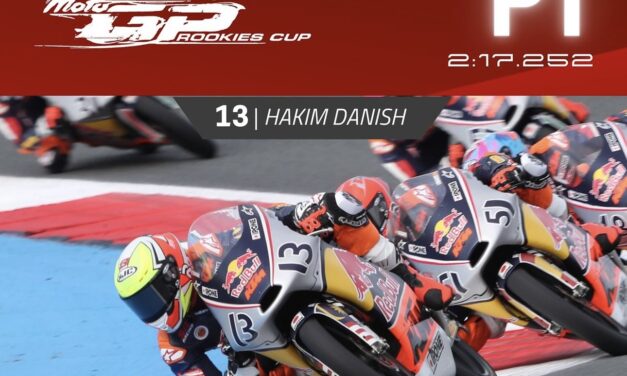 Hakim Danish hadiahkan podium, lagu Negaraku bergema di Sepanyol