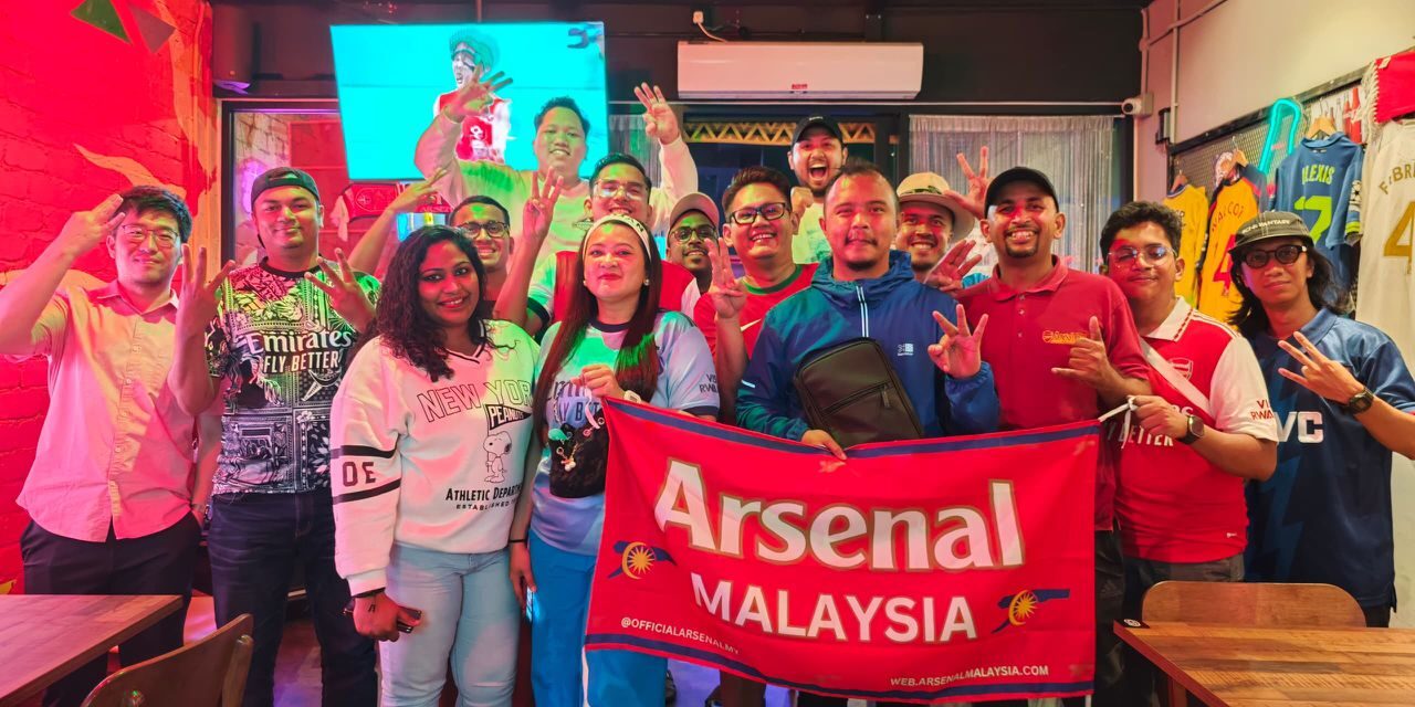 Penyokong The Gunners Malaysia terbang ke Stadium Emirates Januari ini
