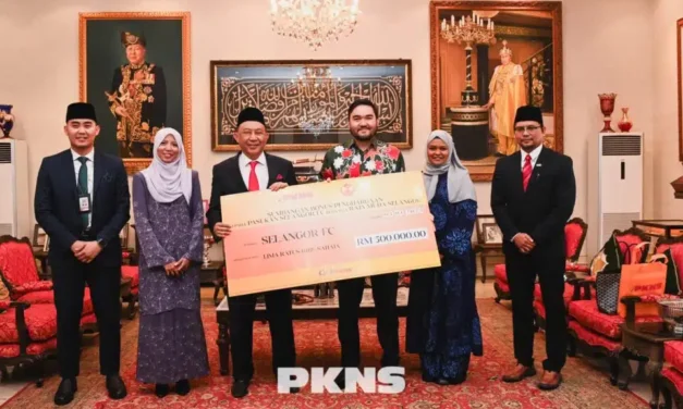 PKNS sumbang RM500,000 kepada Selangor FC