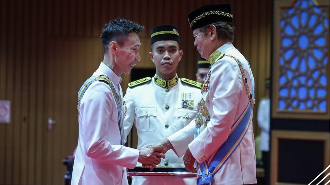 Lee Chong Wei,Christopher Raj dan Jeffrey Chew terima pingat dari Pulau Pinang