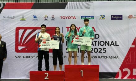 Berputik tunas baharu, beregu campuran muda juara di Thailand