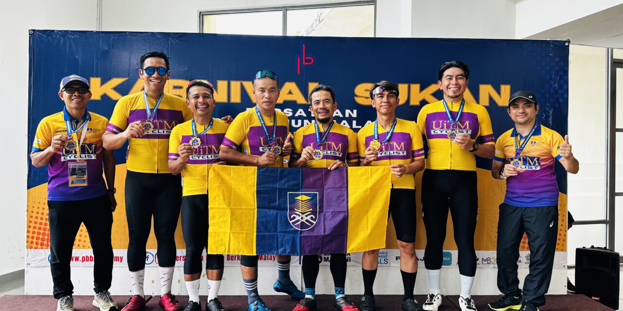 Pasukan berbasikal UiTM cipta sejarah raih emas di Sukanun 2025