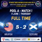 Speedy Tigers Bermula Garang, Tewaskan Scotland 5-2 Dalam Aksi Pembukaan Nations Cup