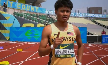 Danish Iftikhar Cipta Sejarah, Layak Ke Final 100m Kejohanan Olahraga Bawah 20 Tahun Dunia