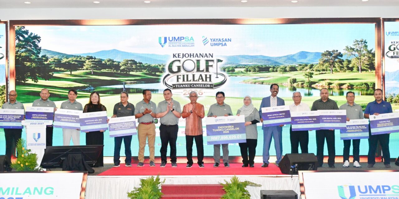 Sultan Pahang Berkenan Berangkat Ke Kejohanan Golf Fillah Tuanku Canselor UMPSA 2026
