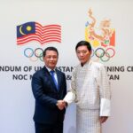 Majlis Olimpik Malaysia Dan Bhutan Memeterai Kerjasama