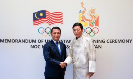 Majlis Olimpik Malaysia Dan Bhutan Memeterai Kerjasama