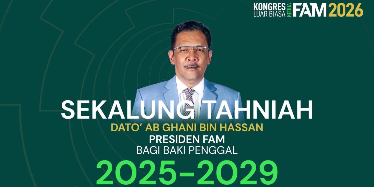 Ab Ghani Terajui FAM, Ini Barisan Exco Baharu Bagi Penggal 2025-2029