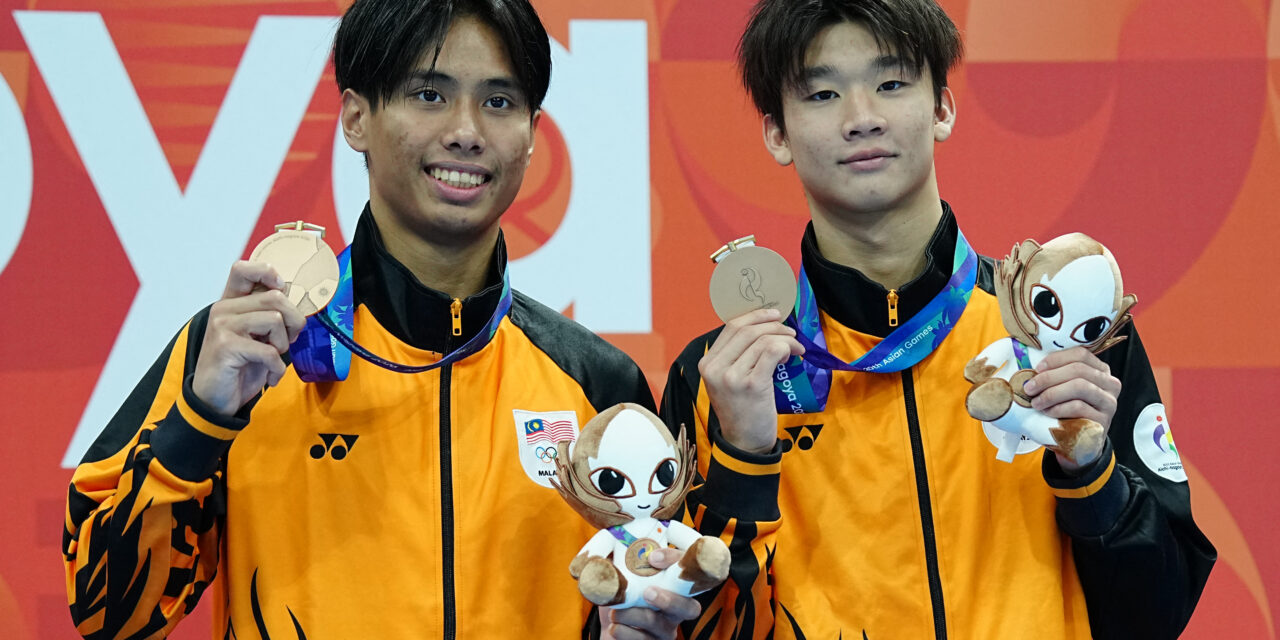 Sukan Asia 2026: Yong Rui Jie-Nurqayyum Nazim Sumbang Gangsa Buat Kem Terjun Negara