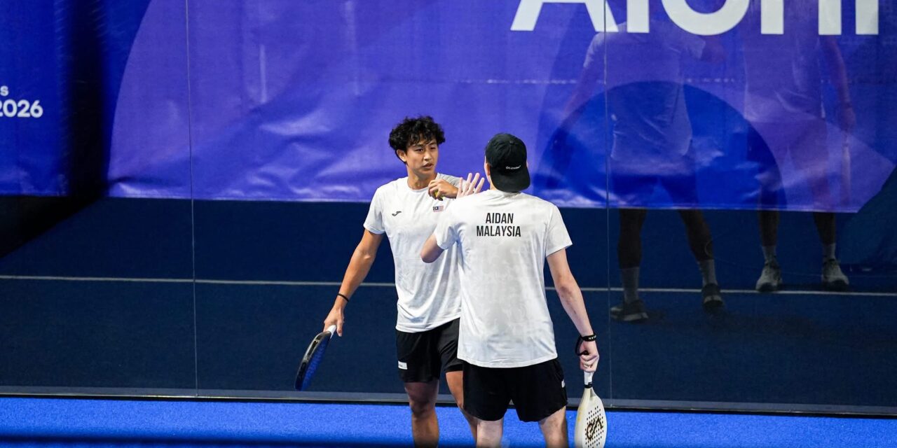 Sukan Asia 2026: Christian-Aidan Melangkah Ke Final Acara Beregu Padel